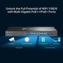 TP LINK JetStream 16-Port 2.5GBASE-T and 2-Port 10GE SFP+ L2+ Managed Switch with 8-Port PoE+ by Omada SDN