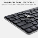 Rapoo E9050L Wireless Multi-mode Ultra-slim 78 Key Keyboard with Bluetooth and 2.4g