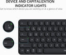 Rapoo E9550L Wireless Multi-mode Ultra-slim 110 Key Keyboard with Bluetooth and 2.4g