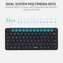Rapoo E9050L Wireless Multi-mode Ultra-slim 78 Key Keyboard with Bluetooth and 2.4g