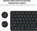 Rapoo E9050L Wireless Multi-mode Ultra-slim 78 Key Keyboard with Bluetooth and 2.4g