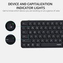 Rapoo E3950L Wireless Multi-mode Ultra-slim 99 Key Keyboard with Bluetooth and 2.4g