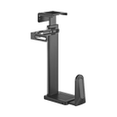 Bracom Matte Black Ultra Wide Adjustable Under-Desk & Wall PC / Gaming PC Mount
