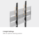 Bracom super economy full-motion TV mount Black