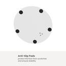 Bracom Chic TV Display Floor Stand White