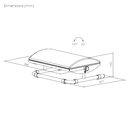 Bracom Adjustable Foot Rest Black