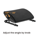 Bracom Adjustable Foot Rest Black