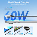 Vention USB 2.0 Type-C Male to Type-C Male Right Angle 3A Cable 1M Gray Aluminum Alloy Type