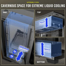 Antec Constellation C8 wood Full-View E-ATX 440mm GPU PC Case