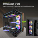 Antec Constellation C8 wood Full-View E-ATX 440mm GPU PC Case