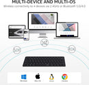 Rapoo E9050L Wireless Multi-mode Ultra-slim 78 Key Keyboard with Bluetooth and 2.4g