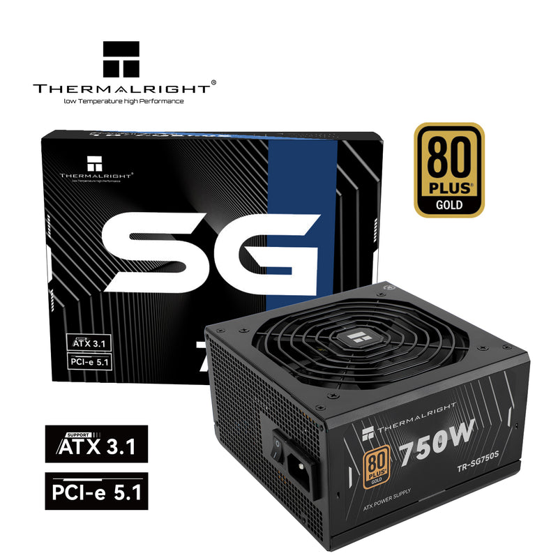 Thermalright TR-SG750S 80+ Gold NON modular PSU, ATX 3.1