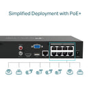 TP LINK VIGI 8 Channel PoE+ Network Video Recorder
