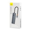 OS-Baseus UltraJoy Series 4-Port HUB Space Grey Type-C to USB 3.0 x 4