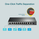 TP LINK TL-SG1210MP 10-Port Gigabit Desktop Switch with 8-Port PoE+