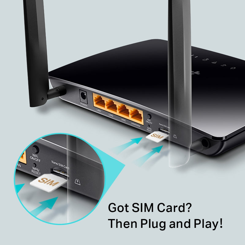 TP-Link Archer MR400 AC1350 Wireless Dual Band 4G LTE Router
