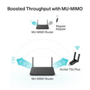 TP Link Archer T5U Plus AC1300 Dual Antennas High Gain Wireless USB Adapter