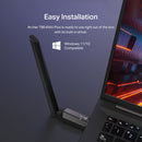 TP Link Archer TBE400U Plus BE6500 Tri-Band Wi-Fi 7 High Gain Wireless USB Adapter