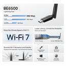 TP Link Archer TBE400U Plus BE6500 Tri-Band Wi-Fi 7 High Gain Wireless USB Adapter