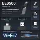 TP Link Archer TBE400U BE6500 Tri-Band Wi-Fi 7 Mini Wireless USB Adapter