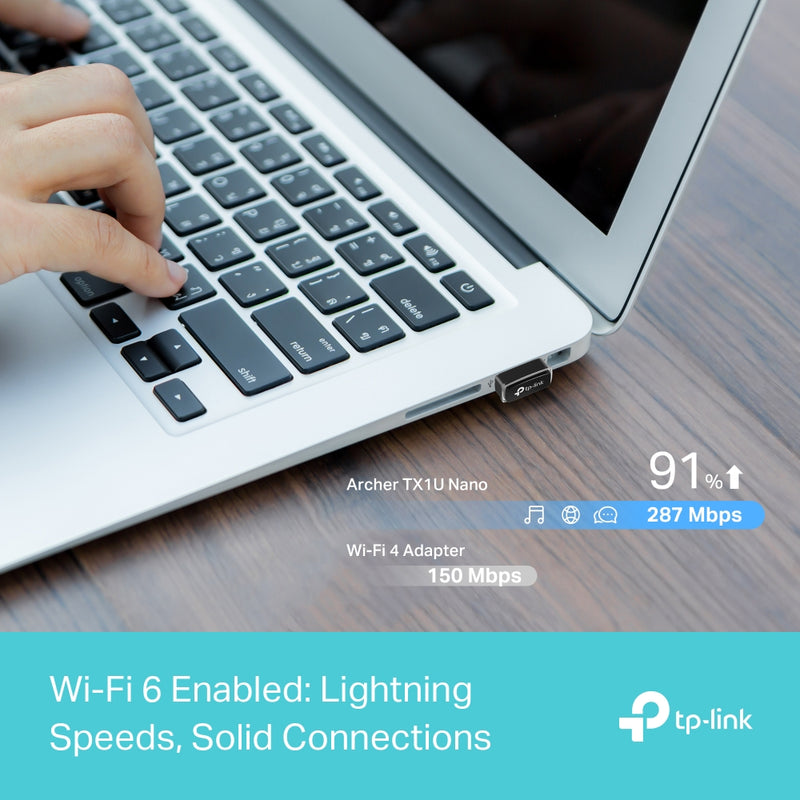 TP-Link Archer TX1U Nano AX300 Nano Wi-Fi 6 Wireless USB Adapter