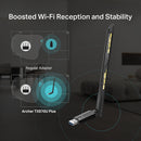 TP Link Archer TXE70U Plus AXE5400 Wi-Fi 6E High Gain Wireless USB Adapter