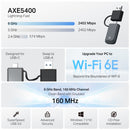 TP Link Archer TXE70U AXE5400 Tri-Band Wi-Fi 6E Mini Wireless USB Adapter