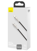 Baseus Cafule Series Metal Data Cable Type-C to Type-C 100W 1m Black