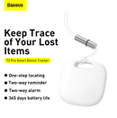 Baseus T2 Pro Smart Device Bluetooth Tracker Tag White