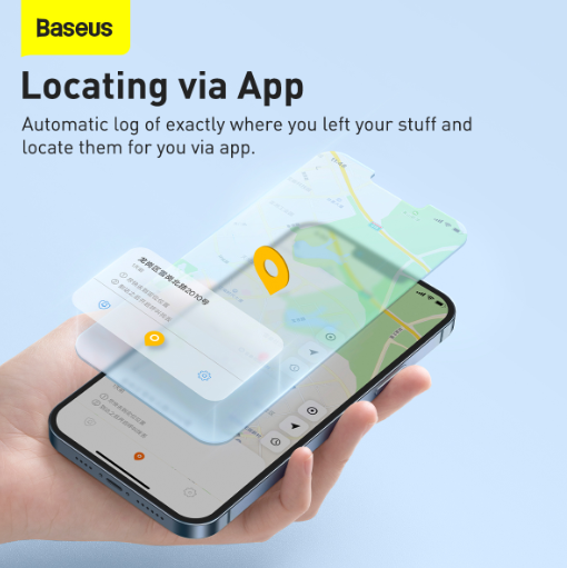 Baseus T2 Pro Smart Device Bluetooth Tracker Tag White