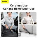 Baseus A3 Car Vacuum Cleaner 15000pa Silver/Tarnish