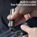 Baseus Car Escape Tool. Sharp Tool Safety Hammer (Car Window Breaking + Safety Belt Cuttingï¼‰Dark Grey