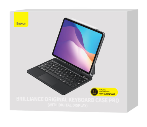 Baseus Brilliance Series Magnetic Keyboard Case for iPad Air4/Air5 10.9â€³ & iPad Pro 11â€³ - Black