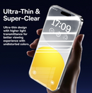 Baseus Schott Series Phone Case for IPhone 15, Clear (With Tempered-Glass Screen Protector and Cleaning Kit)