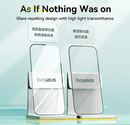 OS-Baseus Sapphire series Privacy Protection Tempered Glass Screen Protector for IPhone 15 Pro