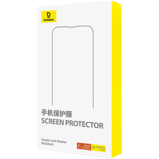 Baseus Crystalline Series Anti-Glare Full-Coverage HD Tempered Glass Screen Protector for IPhone 15 Pro Max