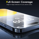 Baseus Crystalline Series Anti-Glare Full-Coverage HD Tempered Glass Screen Protector for IPhone 15 Pro Max