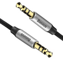 Baseus Yiven Audio Cableï¼ˆMale to Male) M30, 1.5m Silver+Black