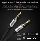Baseus Yiven Audio Cableï¼ˆMale to Male) M30, 1.5m Silver+Black