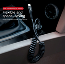 Baseus Coiled Spring Data Cable USB For Type-C 2A 1m Black