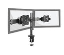 Bracom Outstanding Dual LCD Desk Mounts with Desk Clamp VESA 75/100mm Up to 27". Desk Mount