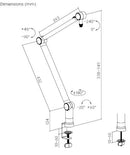 Bracom Professional Microphone Spring Arm Stand
