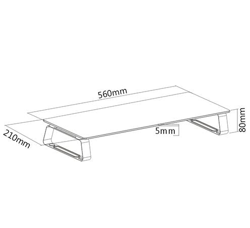 Bracom Universal Tabletop Monitor Riser