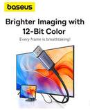 Baseus High Definition Series Type-C to DP 8K Adapter 2m Cluster Black