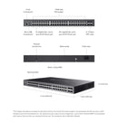 TP-Link Omada 48-Port Gigabit and 4-Port 10GE SFP+ L2+ Managed Switch with 40-Port PoE+ & 8-Port PoE++