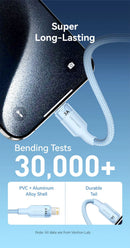 Vention USB 2.0 A Male to 3-in-1 USB-C & Lightning & Micro-B Male 3A Cable Aluminum Alloy 1.5m