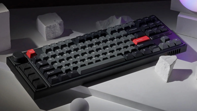 Keychron PBT-65 - Cherry Profile Double-Shot PBT Full Set Keycaps - Dolch Red