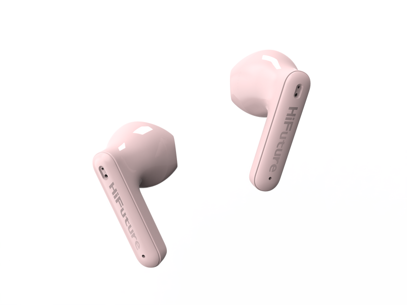 HiFuture ColorBuds2  Earbuds,  5 hours Play time, Pink