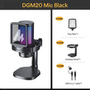 Maono DGM20 USB Gaming RGB Microphone - Black