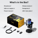 Maono DM40 Pro Wireless Condenser Microphone Black